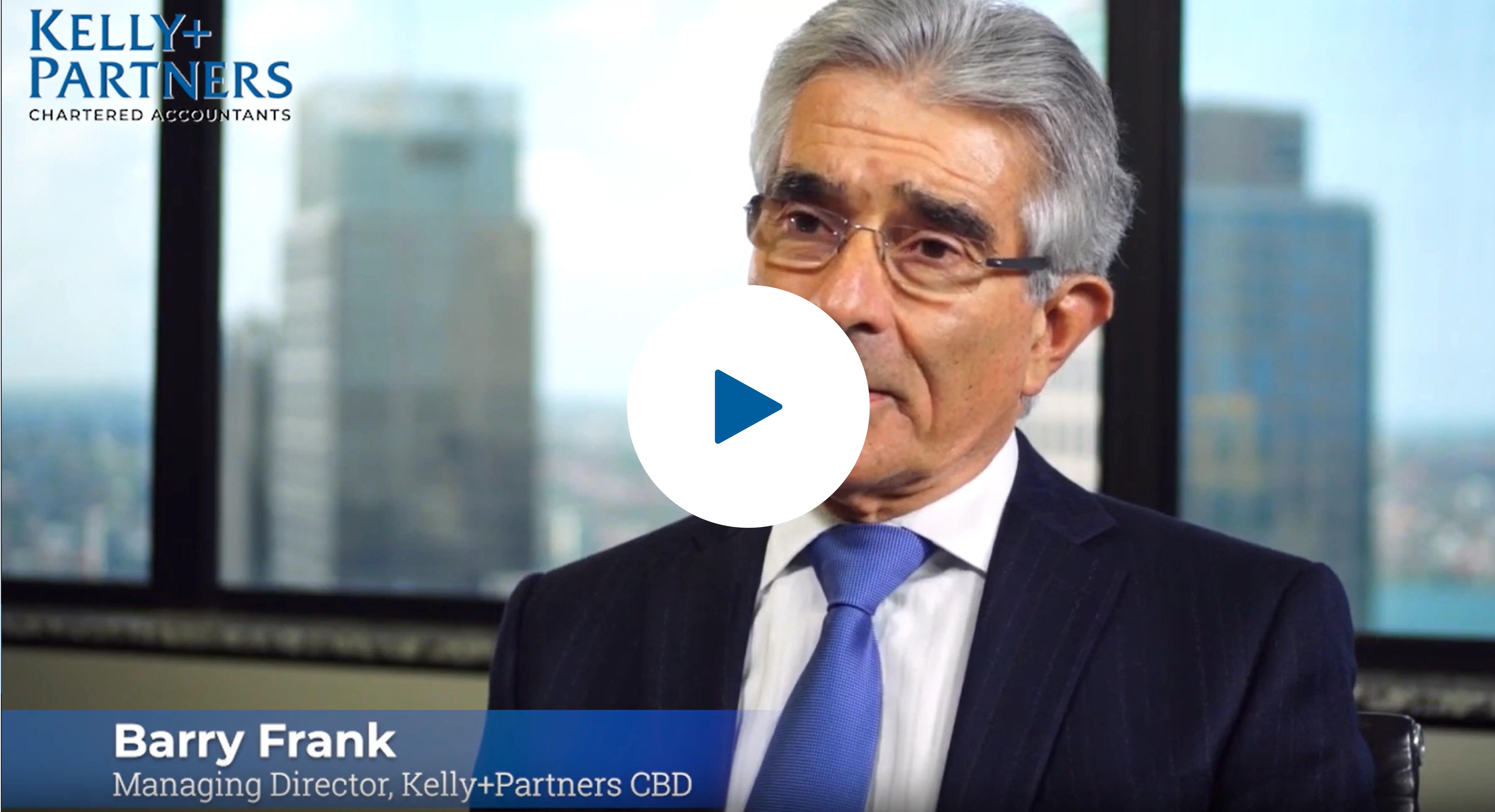 Barry Frank speaking about his experiencing partner with Kelly+Partners.
