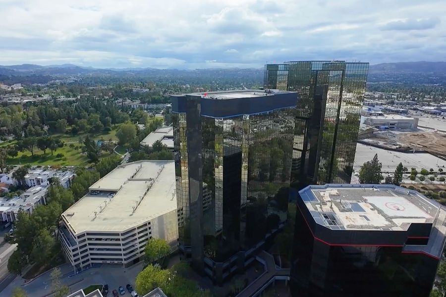 The Kelly+Partners office building in Woodland Hills, California